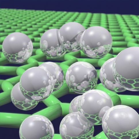 02 Extreme Surface Area – graphene molecular structure and performance visualization