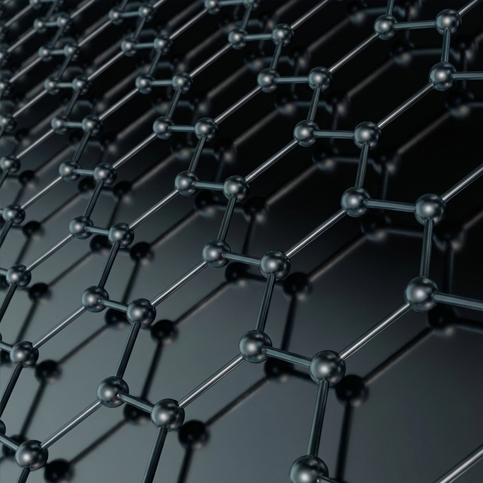 03 Superior Thermal Management – graphene molecular structure and performance visualization